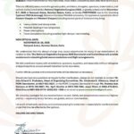 Postpone of the National Vegetable Congress 2025 and New Schedule